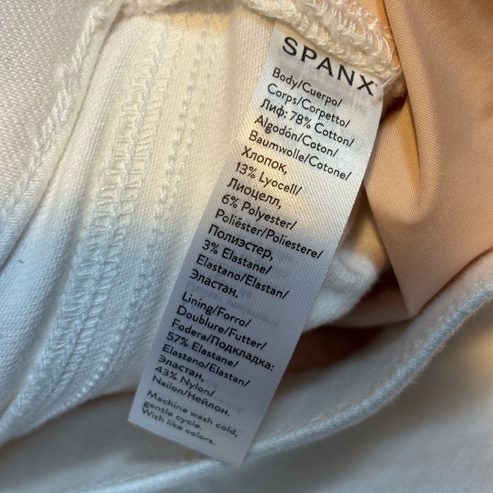 SPANX White High-Rise Skinny Jeans - Picture 8 of 10
